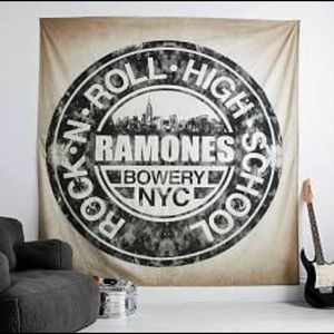Pottery Barn Teen Tapestry Ramones Bowery